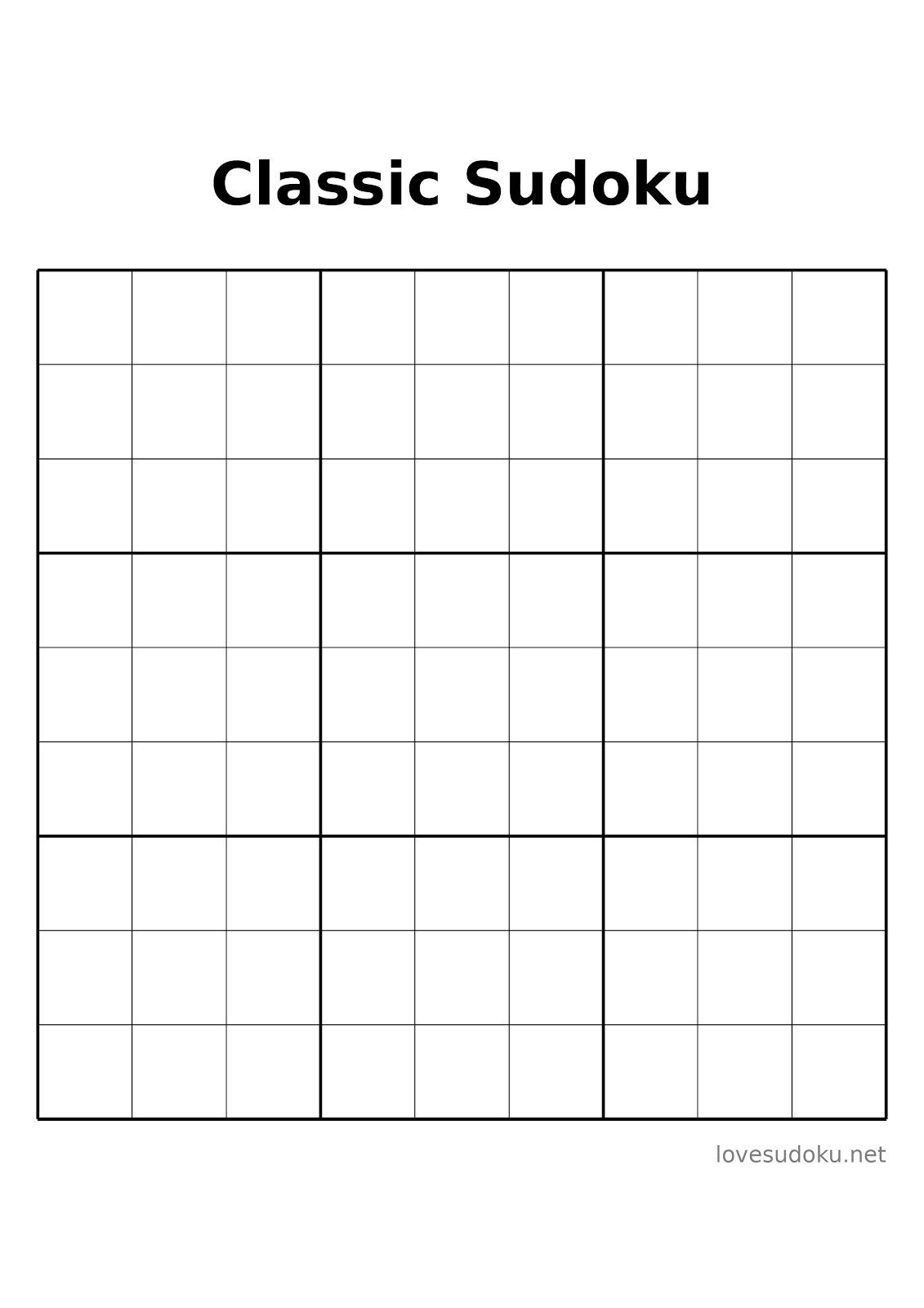 sudoku on paper